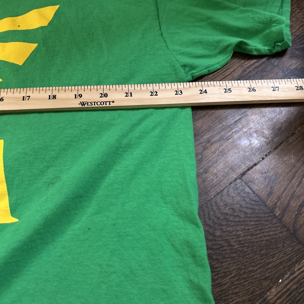 The Legend of Zelda Green T-shirt Triforce Logo Graphic Print Video Game 2XL - Picture 2 of 2